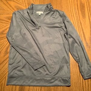 Youth Performance quarter zip, light camo pattern